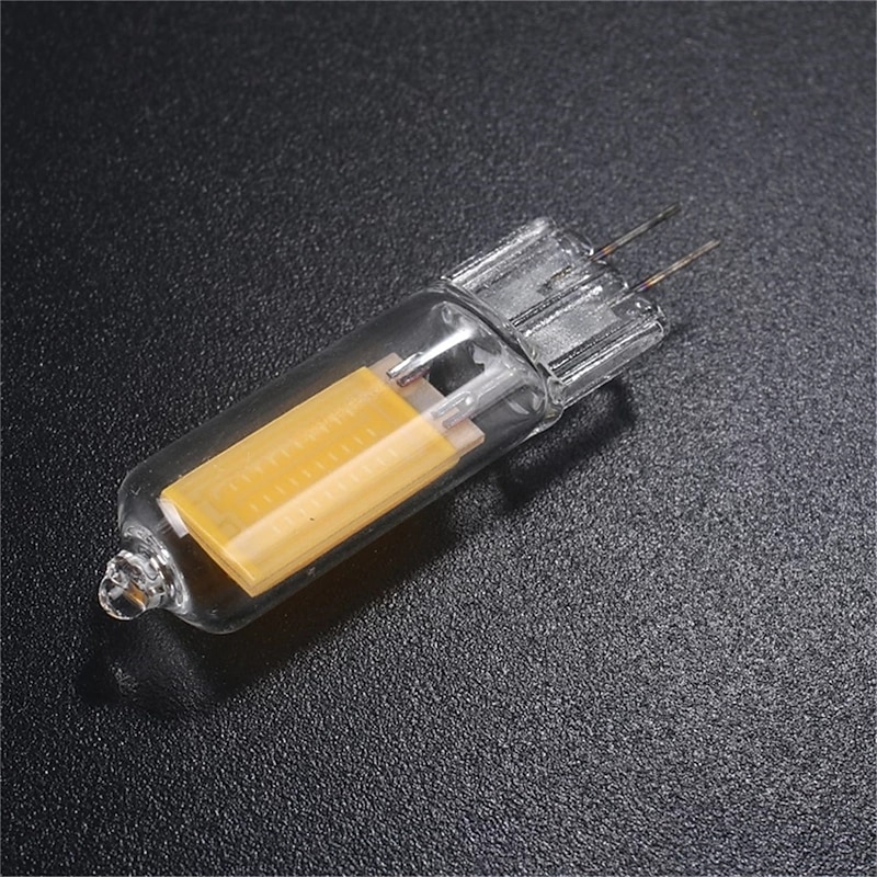 10pcs Dimmable No Flicker Glass LED G4 COB Bulb 3W AC/DC12V Led lamp Crystal Light Bulb Lampada Lampara Bombilla Ampoule3