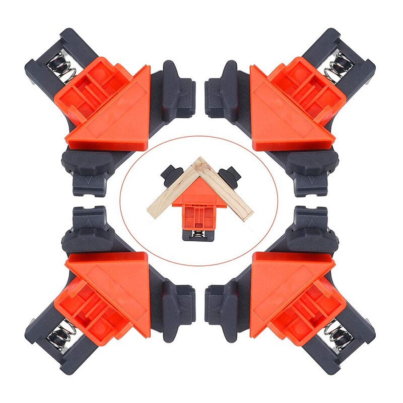 90 Degree Carpentry Sergeant Furniture Fixing Clips Picture Frame Corner Clamp Woodworking Joinery Clamp Corner Clip