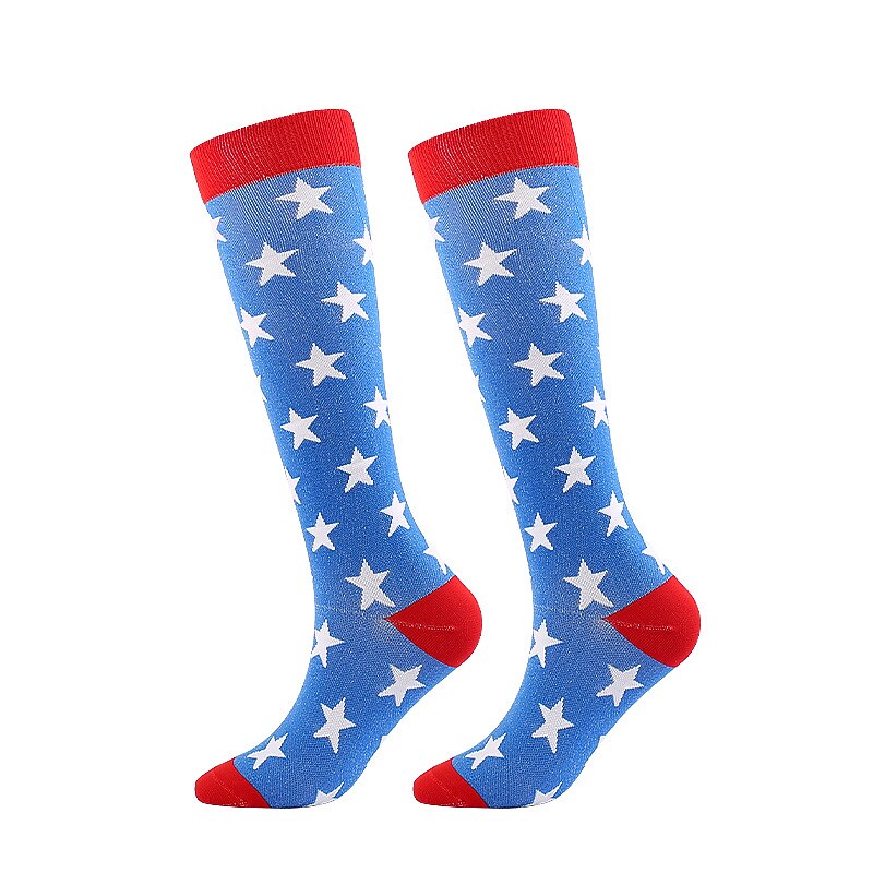 Pairs Black Compression Socks Knee High Cherry Socks for Women & Men Circulation 20-30 mmHg Best Support for Athletic Running Cycling Flight Travel Pregnancy (One Size, Cherry)2