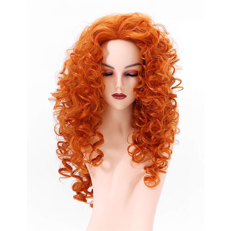 Long Hair Curly Wavy Full Head  Wigs for Women Cosplay Party Hairpiece Halloween Wigs2