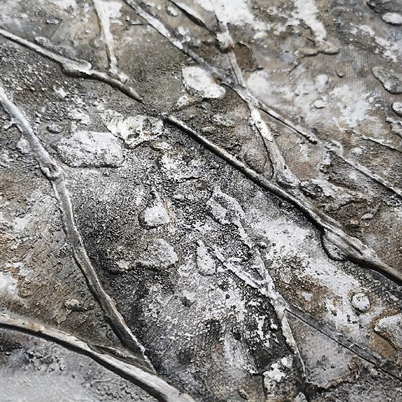 Handmade Oil Painting Canvas Wall Art Decoration Abstract Blooming Texture Tree Painting Abstract Plant Painting for Home Decor Rolled Frameless Unstretched Painting3