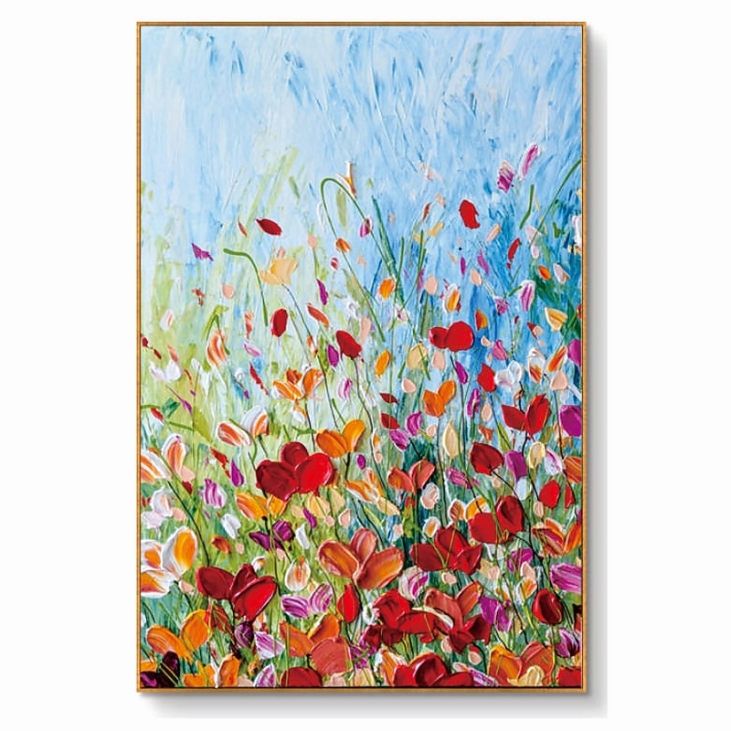 Handmade Hand Painted Oil Painting Wall Art Abstract Large Flower Paintings Home Decoration Decor Rolled Canvas No Frame Unstretched2