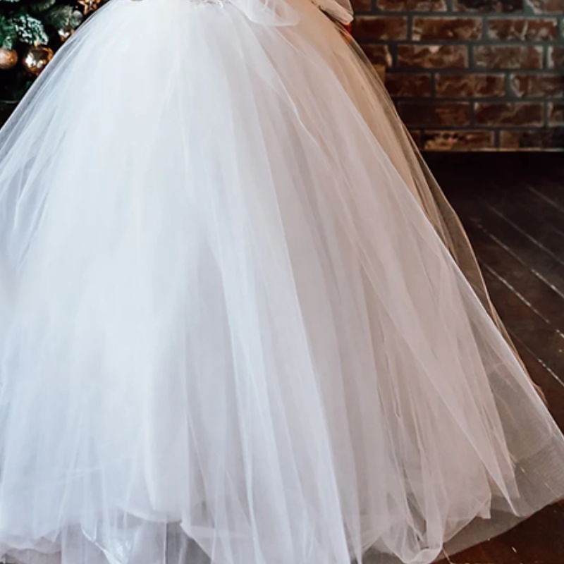 Flower Girl Dress Girls' Dress Formal Dress Princess Dress First Communion Dress Party Dress Performance Wedding Party Princess Sweet Easter Mesh Backless Flower Sleeveless V Neck White 3-12 Years3