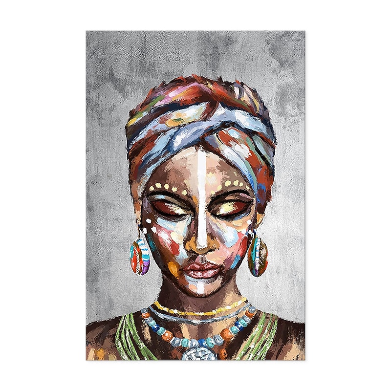 Handmade Oil Painting Canvas Wall Art Decoration Figure Portrait for Home Decor Rolled Frameless Unstretched Painting3