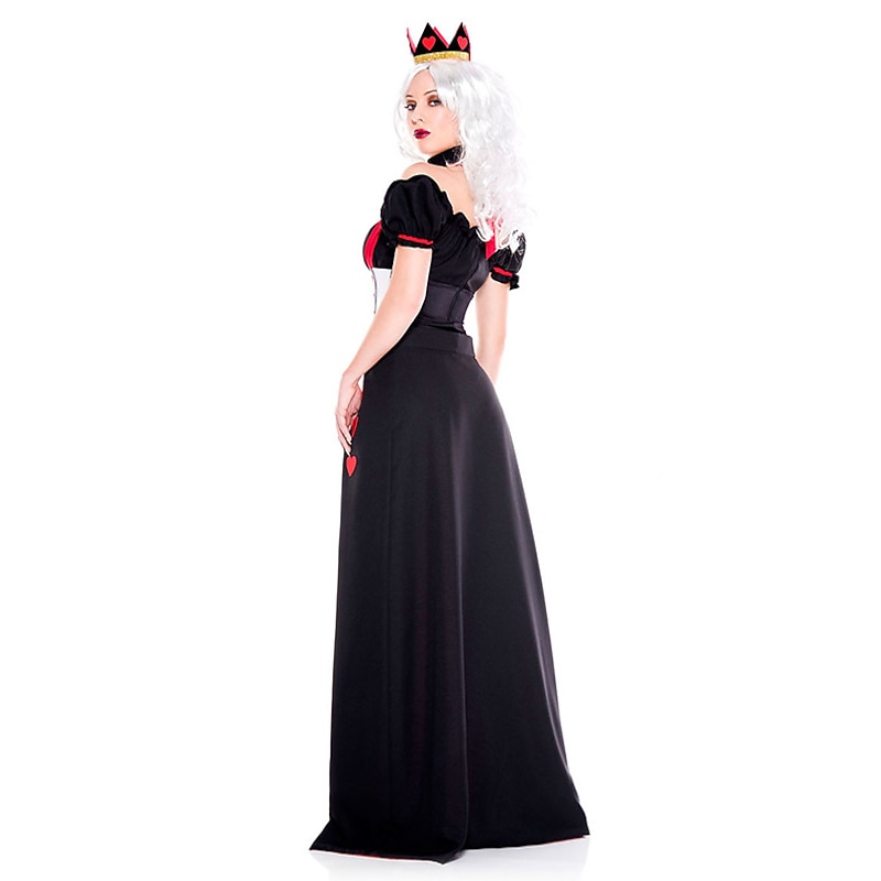 Fairytale The Red Queen Evil Queen Cosplay Costume Vacation Dress Sweet Movie Cosplay for Women's Adults' Masquerade3