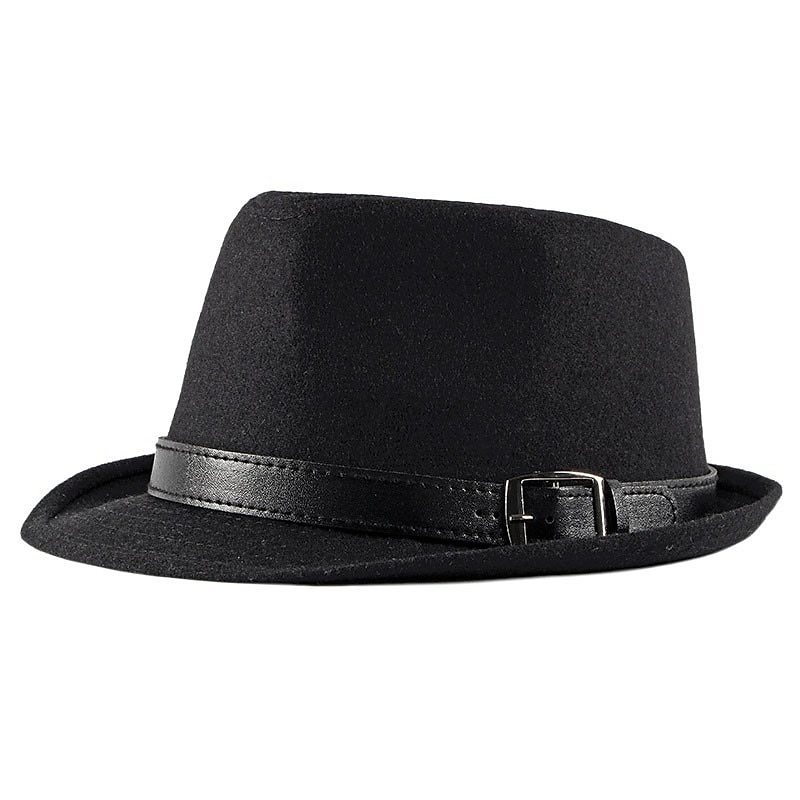 Men's Kentucky Derby Hat Fedora Hat Brim Hat Black Brown Polyester Sports & Outdoors Casual Simple Style Party / Evening Daily Holiday2