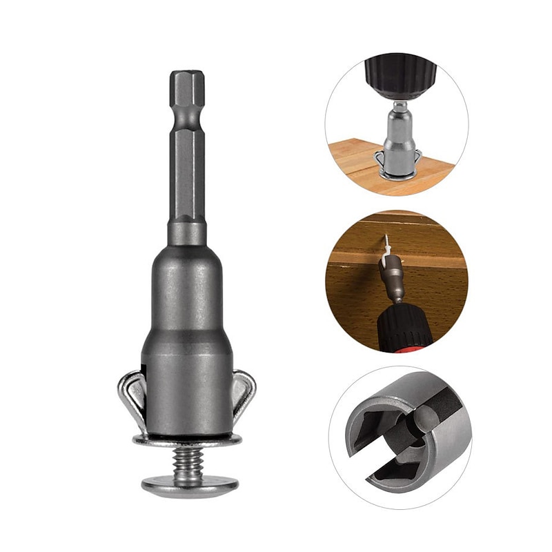 Slotted Sleeve Wing Sleeve Butterfly Sleeve 65mm Powered Wing Nut Drive Hexagon Handle 6.3mm Socket Hand Tool