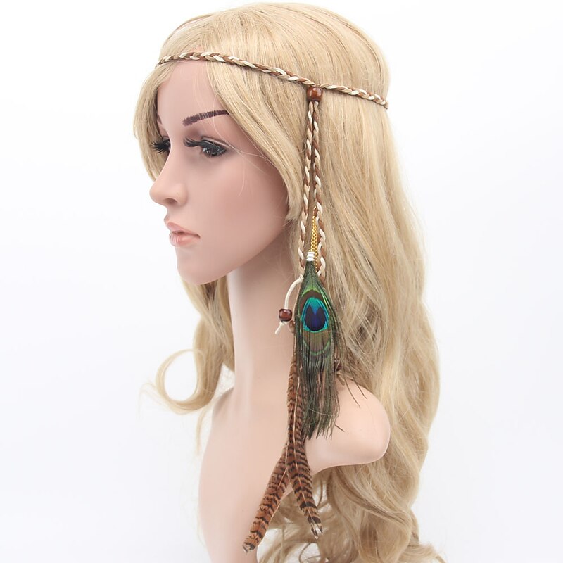 Retro Vintage 1970s Headband Hippie Fancy Dress Women's Masquerade Party / Evening Pride Parade Pride Month Adults Headband2