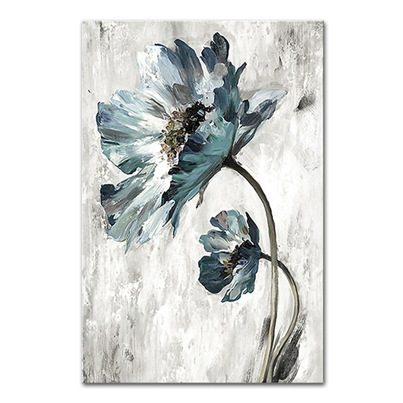 Mintura Handmade Flowers Oil Painting On Canvas Wall Art Decoration Modern Abstract Picture For Home Decor Rolled Frameless Unstretched Painting2