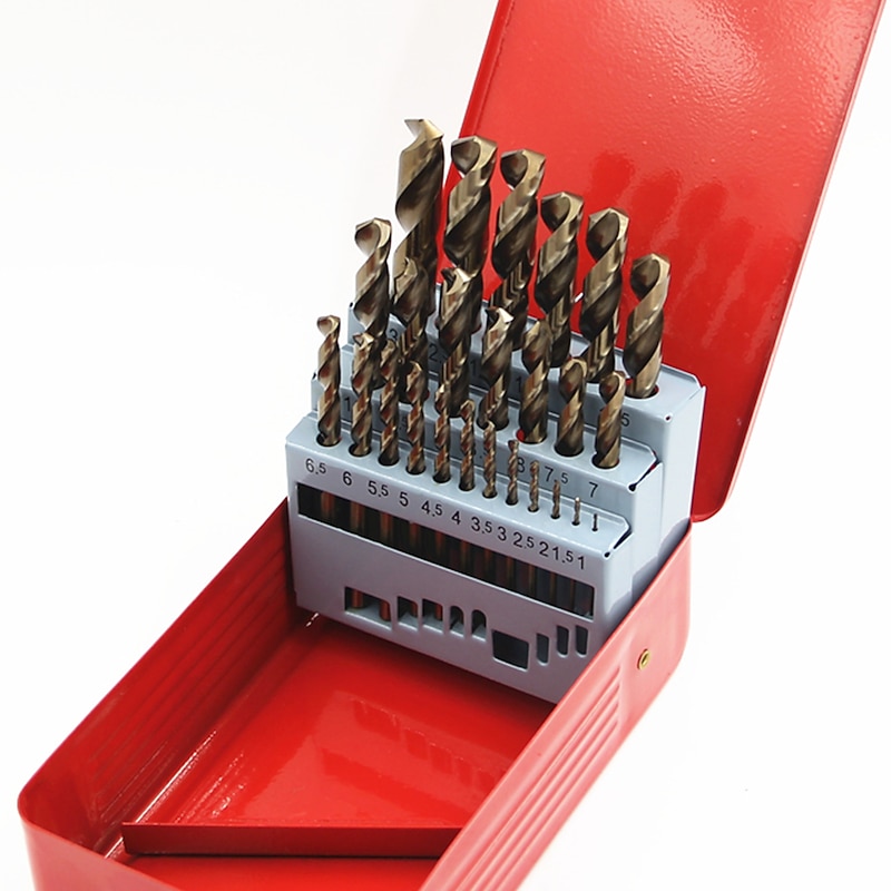 High Quatity HSS-Co M35 Cobalt Straight Shank Twist Drill Bit Power Tools Accessories for Metal Stainless Steel Drilling