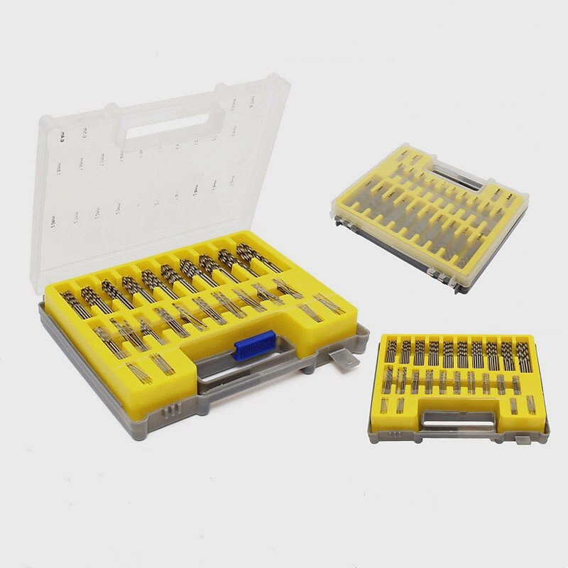 150PCS 0.4-3.2mm HSS Mini Micro Power Drill Bit Set Small Precision Hot Selling 150PC Mini Twist Drill Blow Molding Box3