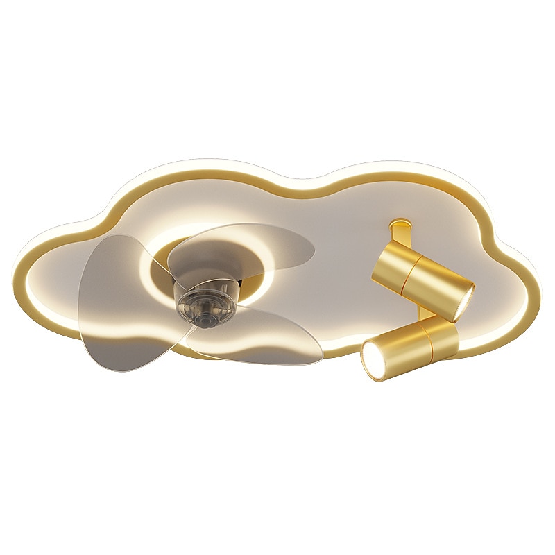 Ceiling Light LED Minimalist Bedroom Cloud Ceiling Fan Lamp Simple Modern With Spotlight Home Dining Room Ceiling Fan Integrated Ceiling Lamp4