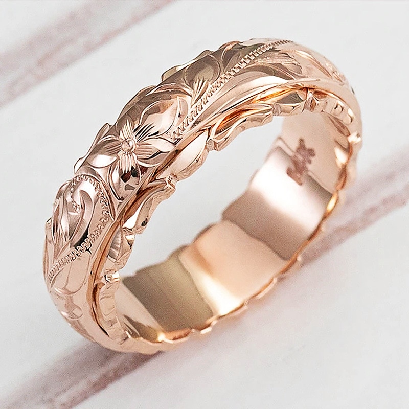 Ring Daily Classic Rose Gold Silver Gold Copper Simple 1pc / Women's dress to impress3