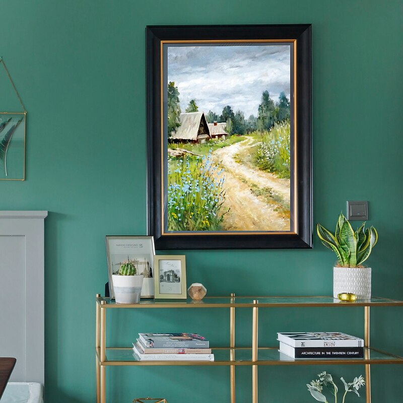 Oil Painting Handmade Hand Painted Wall Art Impression Landscape Canvas Painting Home Decoration Decor Stretched Frame Ready to Hang