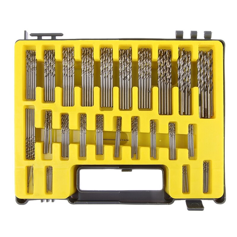 150PCS 0.4-3.2mm HSS Mini Micro Power Drill Bit Set Small Precision Hot Selling 150PC Mini Twist Drill Blow Molding Box4