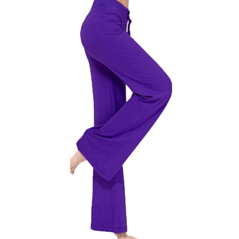 Yoga Pants Stretch Flared Leg Bootcut for Women High Waist Workout Fitness Gym Pants Wide Leg Comfy Lounge Pants Purple Pink3