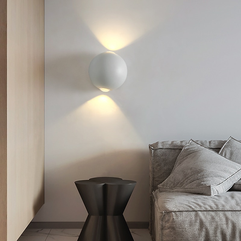 Modern Outdoor Wall Lights LED Indoor Wall Lights Outdoor Shops / Cafes Aluminum Wall Light IP65 85-265V 6 W4