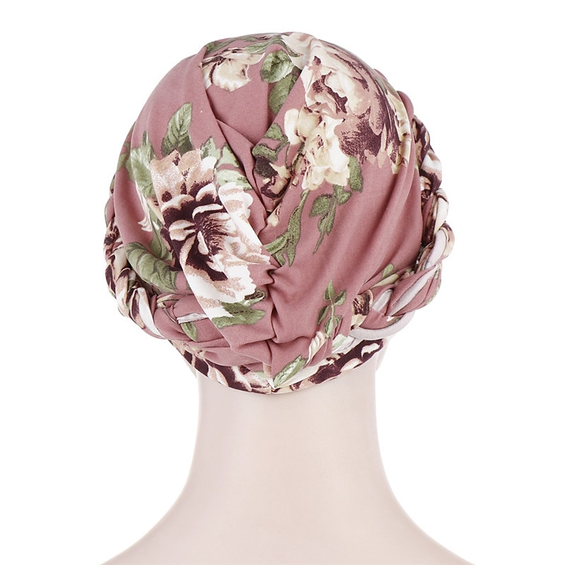 Cotton Print Muslim Turban Scarf For Women Islamic Inner Hijab Caps Arab Wrap Head Scarves Femme Musulman Turbante Mujer4
