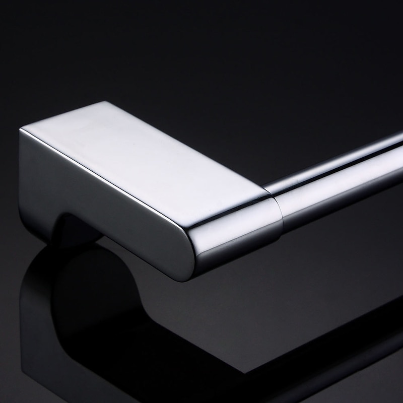 Bathroom Rack Single-Layer Towel Bar 60cm Towel Rack Copper Alloy Electroplating Bright Light2