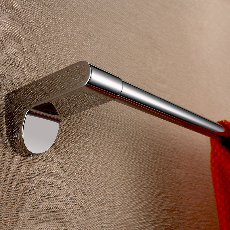 Bathroom Rack Single-Layer Towel Bar 60cm Towel Rack Copper Alloy Electroplating Bright Light3