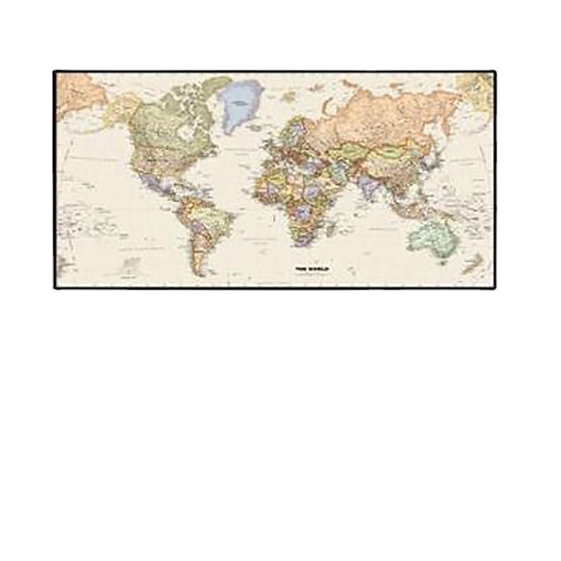 1 Panel Map Prints Posters/Picture Color Map Modern Wall Art Wall Hanging Gift Home Decoration Rolled Canvas No Frame Unframed Unstretched Multiple Size3