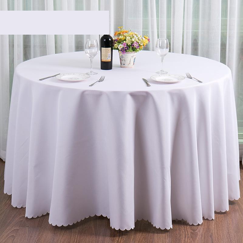 Round Tablecloths Fabric Table Cover Linens for Wedding Party Polyester Reception Banquet Events Kitchen Dining4