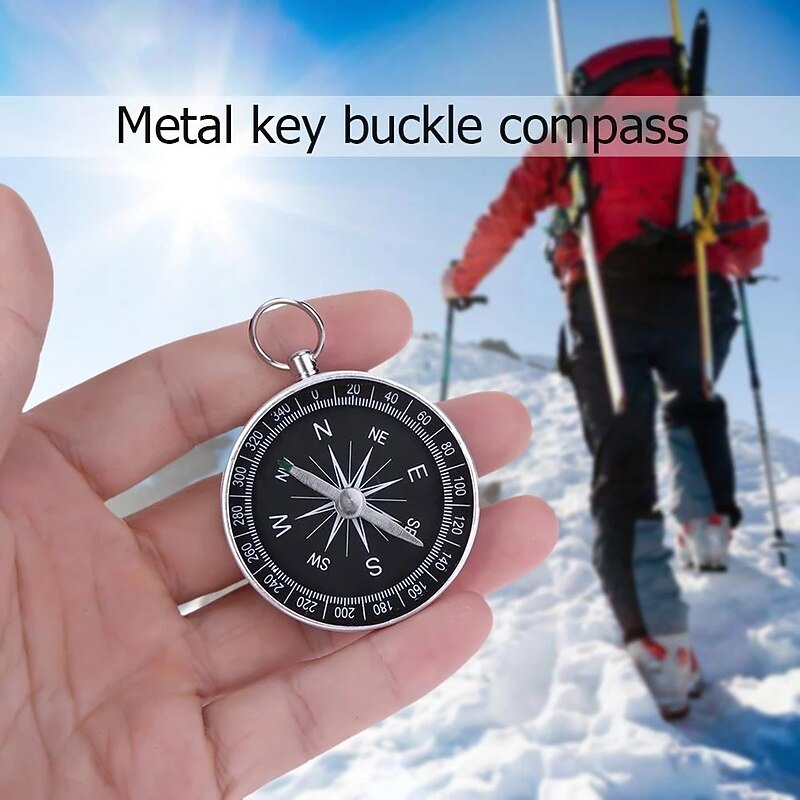 Outdoor Camping Equipment Hiking Lightweight Aluminum Wild Survival Professional Compass Navigation Tool4
