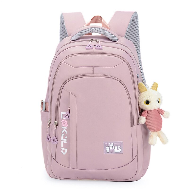 School Backpacks School Bags Cartoon Solid for Student Boys Girls Wear-Resistant Breathable Primary School Backpacks Back to School Gift