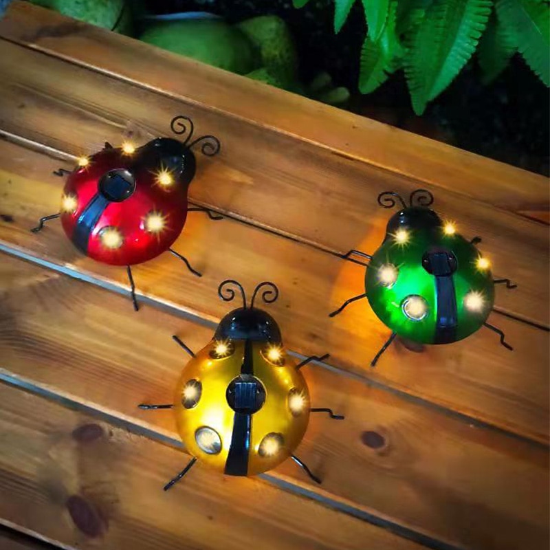 Solar Ladybug Light Outdoor Garden Light Yard Lawn Aisle Courtyard Landscape Decoration - Main Image