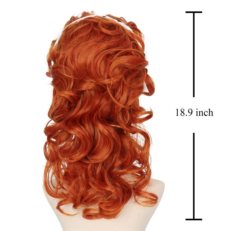 Missuhair Lucy Wig Copper Red Lucille 50's Housewife Wig for Women Adult  Only Wigs Halloween Wigs3