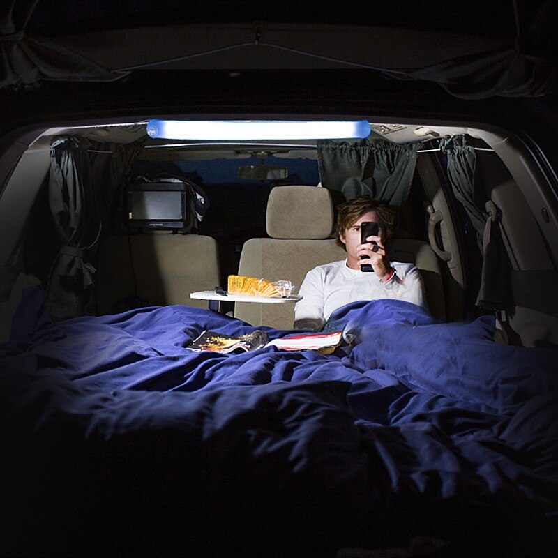 LED Camping Light Outdoor Inflatable Tube Light Portable Foldable USB Interface Tube Light Outdoor Emergency Travel Hiking Camping Tent Light Emergency Lighting2