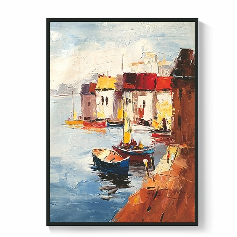 Handmade Hand Painted Oil Painting Wall Art  Large Size Contemporary Countryside Home Decoration Decor Rolled Canvas No Frame Unstretched2