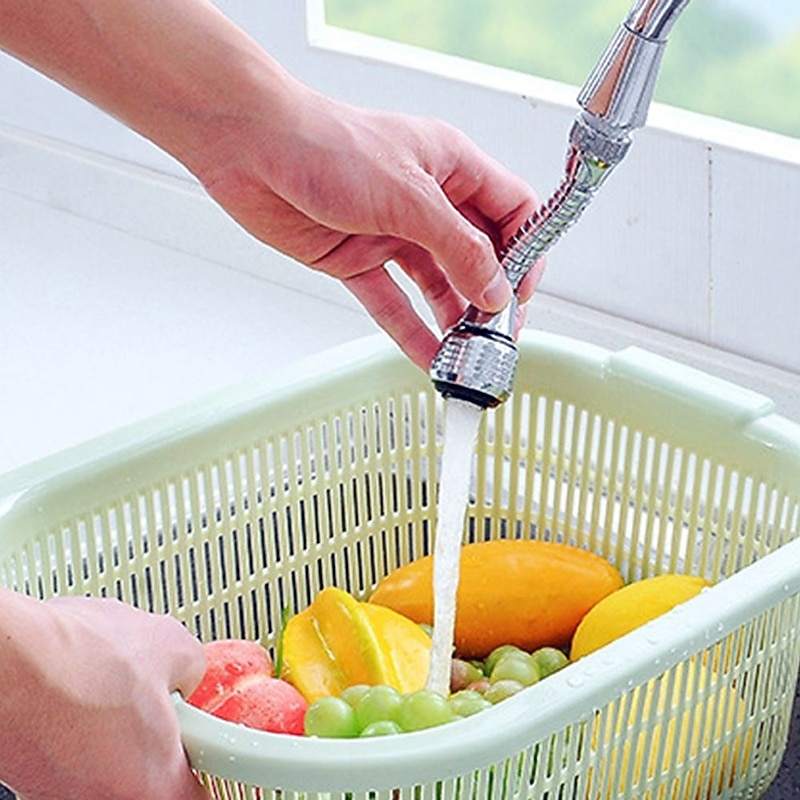 360 Degree Rotatable Water Saving Faucet Tap Aerator ABS Faucet Nozzle Filter Water Faucet Bubbler Aerator4