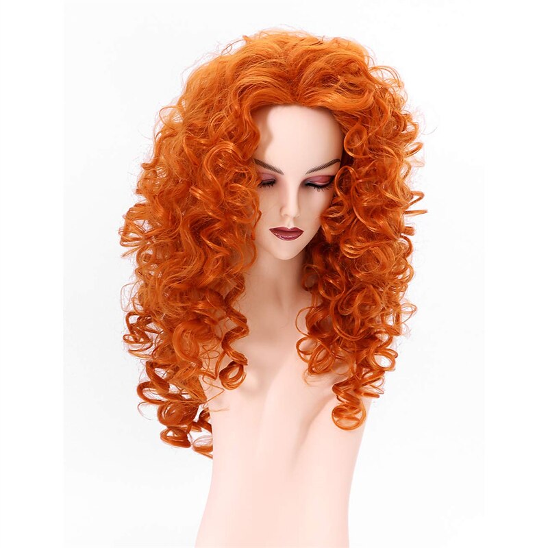 Long Hair Curly Wavy Full Head  Wigs for Women Cosplay Party Hairpiece Halloween Wigs3