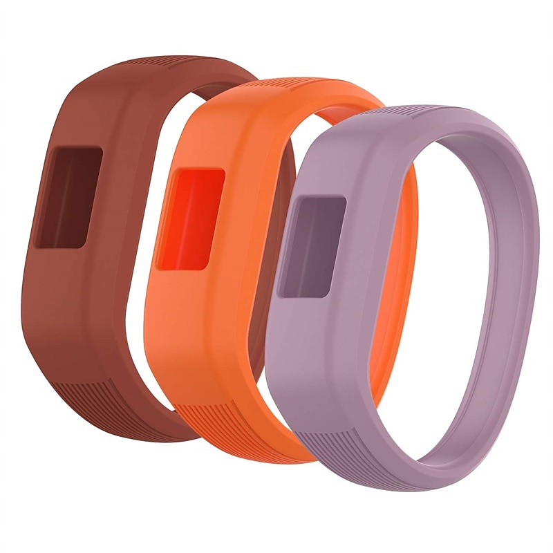 3 Pack Watch Band for Garmin Vivofit 3 Vivofit JR Vivofit jr 2 Silicone Replacement  Strap Elastic Waterproof Adjustable Sport Band Wristband4