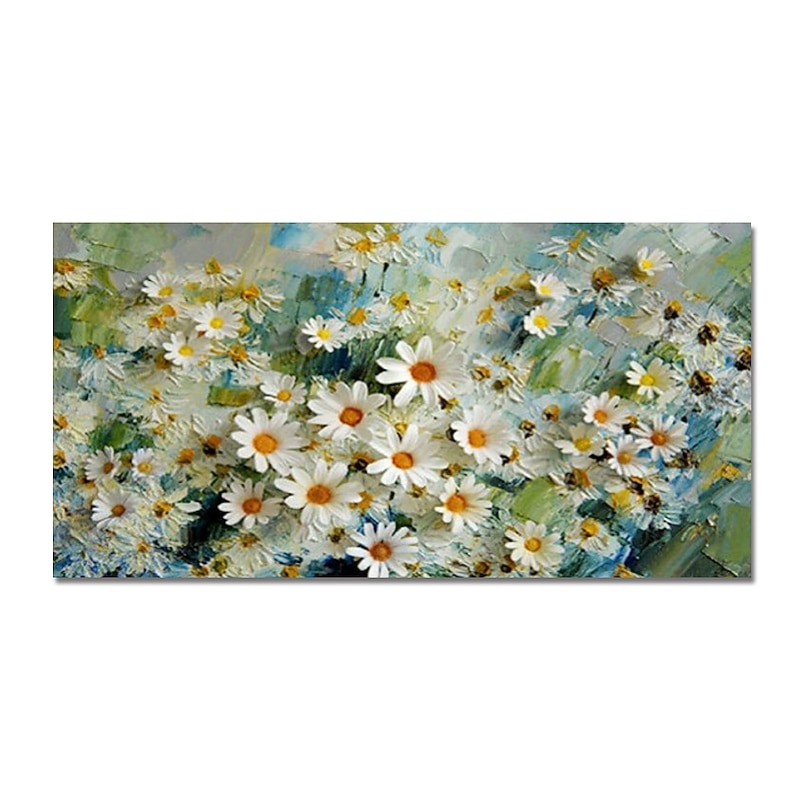 Oil Painting Handmade Hand Painted Wall Art Abstract Flowers Canvas Painting Home Decoration Decor Stretched Frame Ready to Hang3