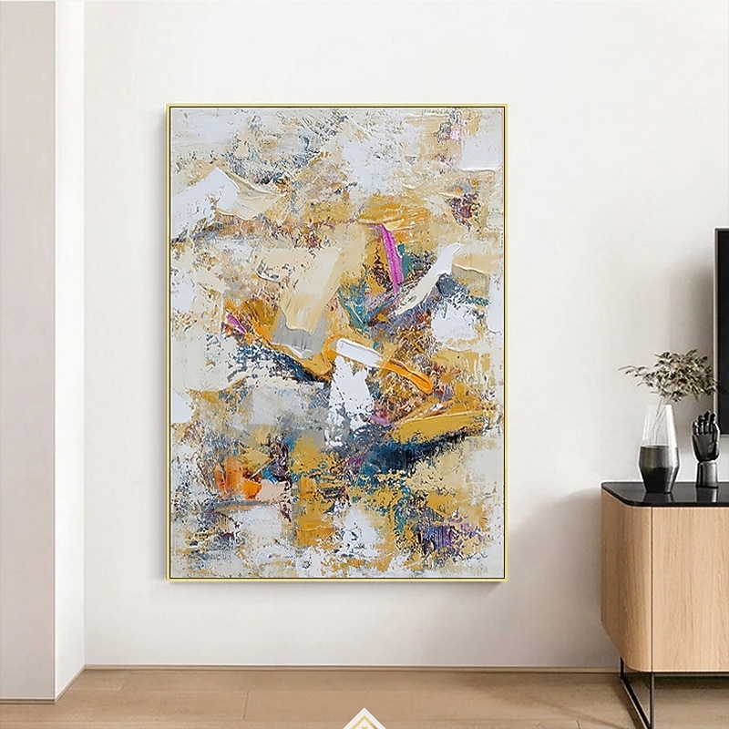 Handmade Hand Painted Oil Painting Wall Art Texture Abstract Modern Art Home Decoration Decor Rolled Canvas No Frame Unstretched3