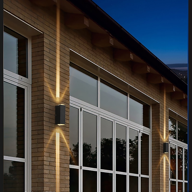 LED Outdoor Wall Lights Indoor Wall Lights Living Room Outdoor Aluminum Wall Light IP65 110-120V 220-240V2