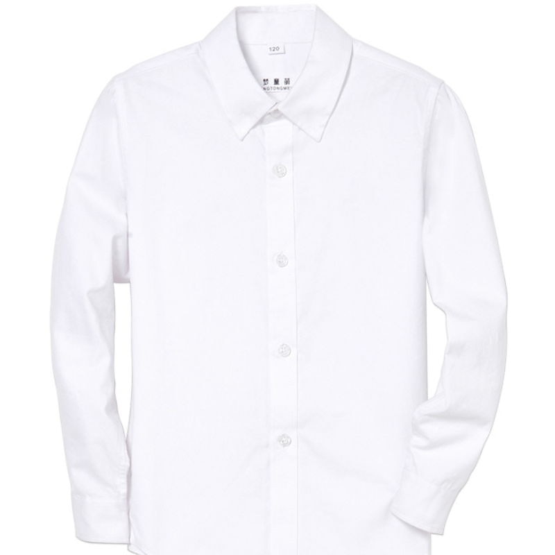 Boys 3D Solid Color Shirts Long Sleeve Summer Spring Active Basic Kids 3-13 Years Outdoor Daily Regular Fit4