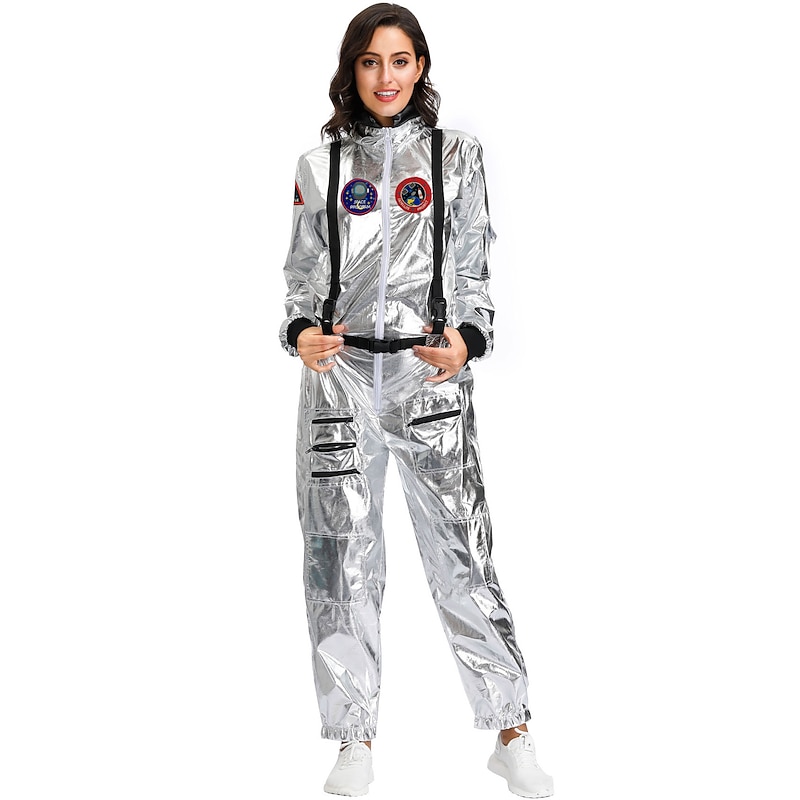 Astronaut Halloween Cosplay Costume Masquerade Cosplay Adults' Men's Women's Dog's Halloween Carnival Masquerade Party Masquerade Bachelorette Party Easy Halloween Costumes Dress Up2