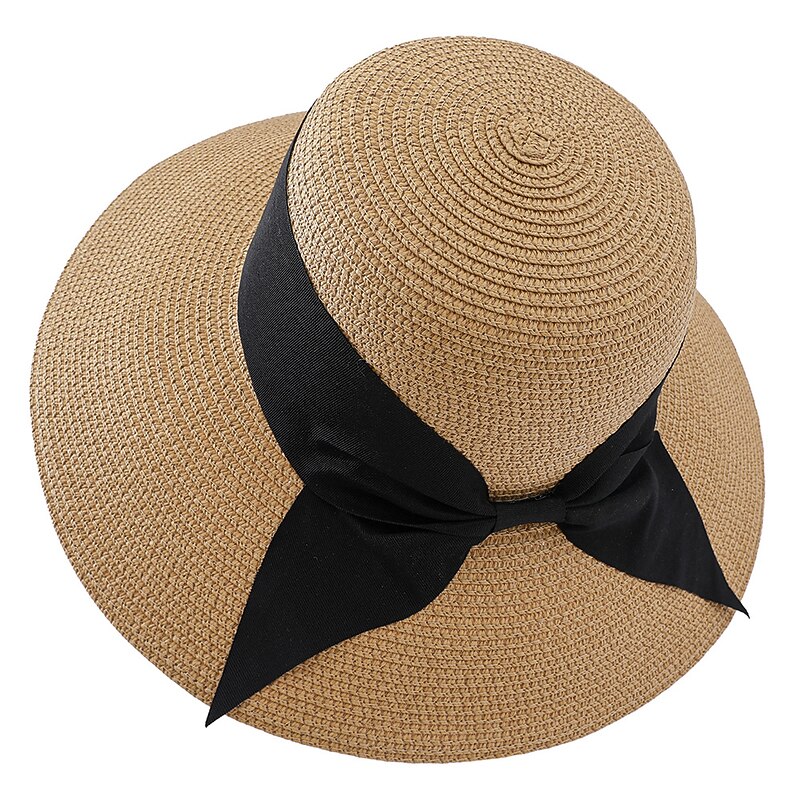 Retro Vintage 1950s Straw Hat Princess Fancy Dress Women's Masquerade Party / Evening Bachelorette Party Adults Hat3