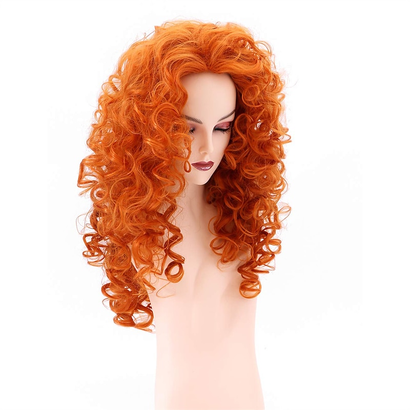 Long Hair Curly Wavy Full Head  Wigs for Women Cosplay Party Hairpiece Halloween Wigs4