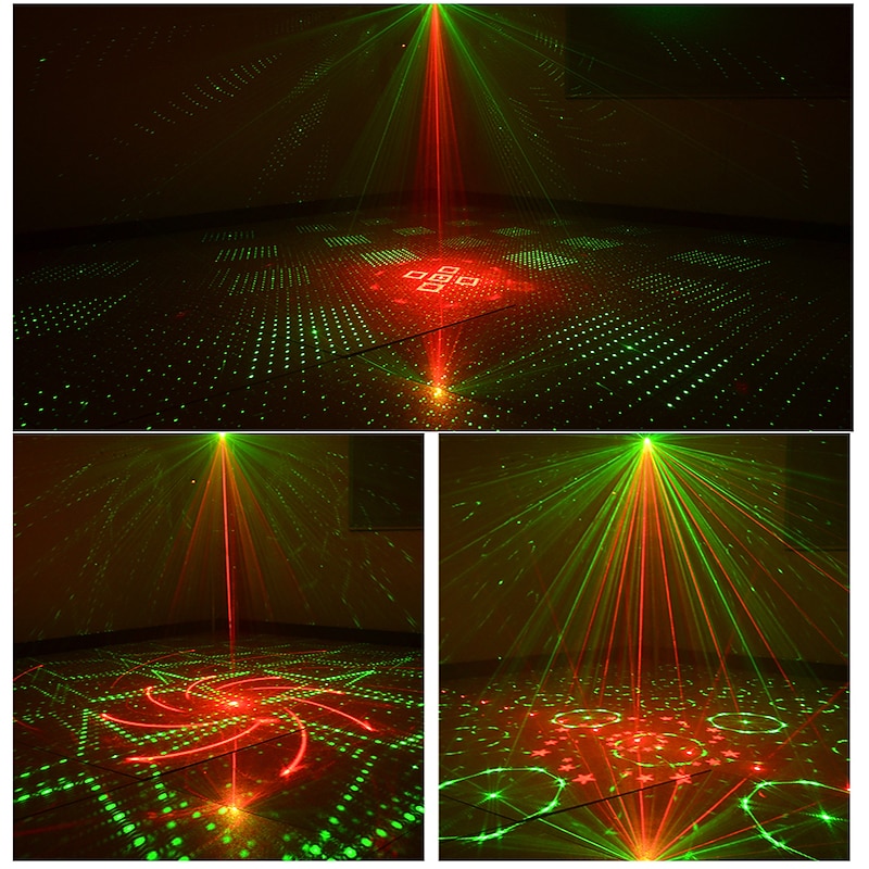 RGB LED Stage Light - USB Rechargeable Disco & UV Black Light Effect Laser Projector for Party, KTV & Home Decor4
