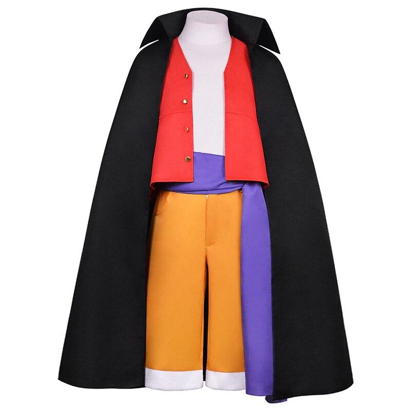 Luffy Anime Cosplay Costume Cosplay Suits Costume For Men's Adults'