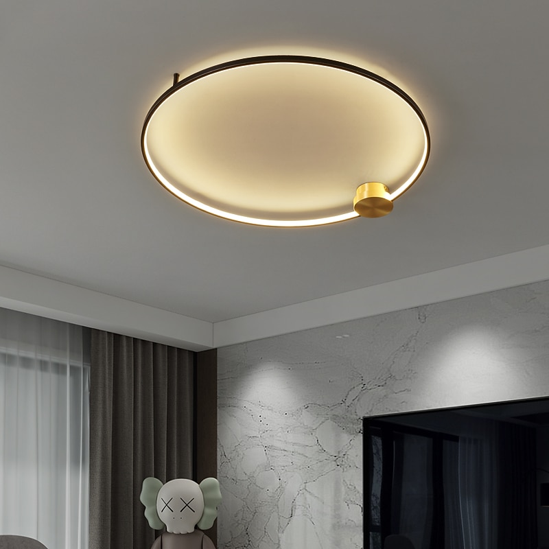 60cm Ceiling Light Dimmable Circle / Round Design Ceiling Lights Copper Modern Style Classic Novelty LED Modern 220-240V3