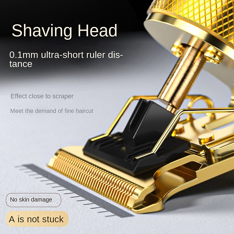 USB Vintage T9 0mm Electric Hair Trimmer For Man Cordless Clippers Professional Beard Hair Cutting Machine Barber Rechargeable2
