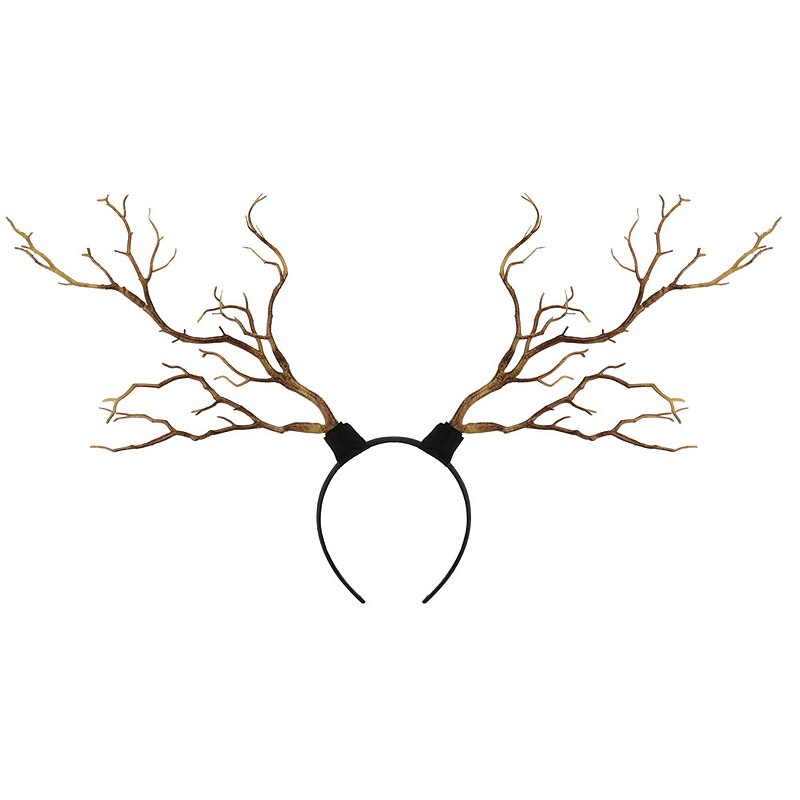 Mori Girl Branch Hair Hoop Exaggerated Big Hair Accessories Christmas Antlers Headdress Party Luminous Head Hoop Wholesale Head Hoop2