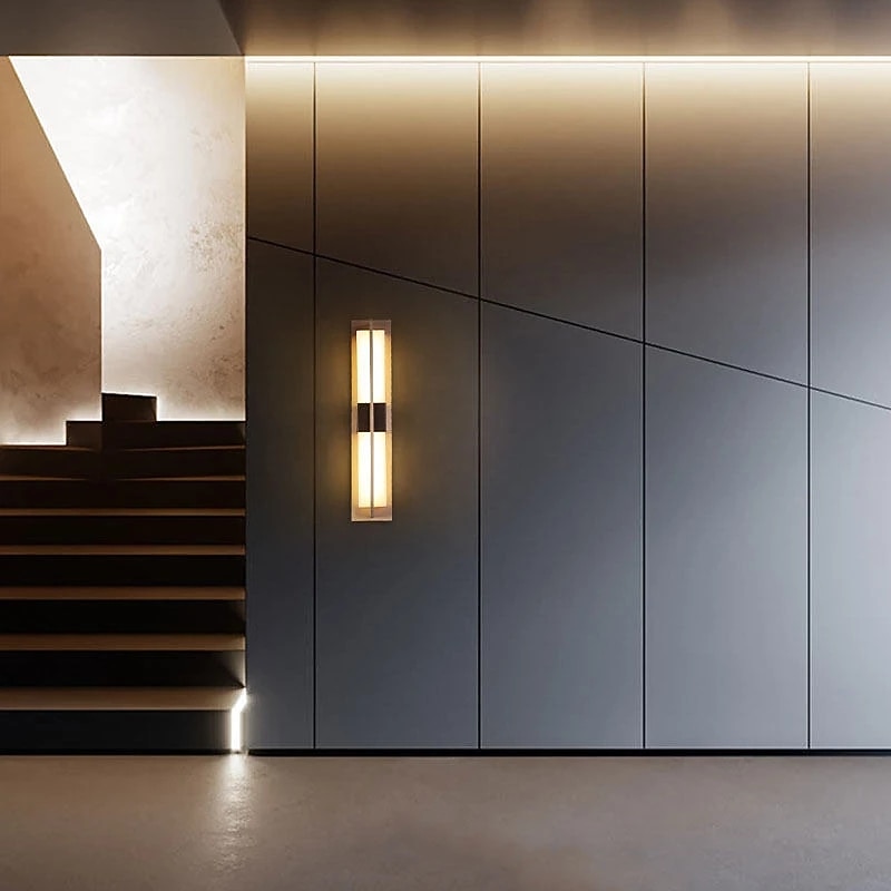 Outdoor Indoor Modern Nordic Style Vanity Lights Outdoor Wall Lights Indoor Wall Lights Living Room Outdoor Metal Wall Light 220-240V4