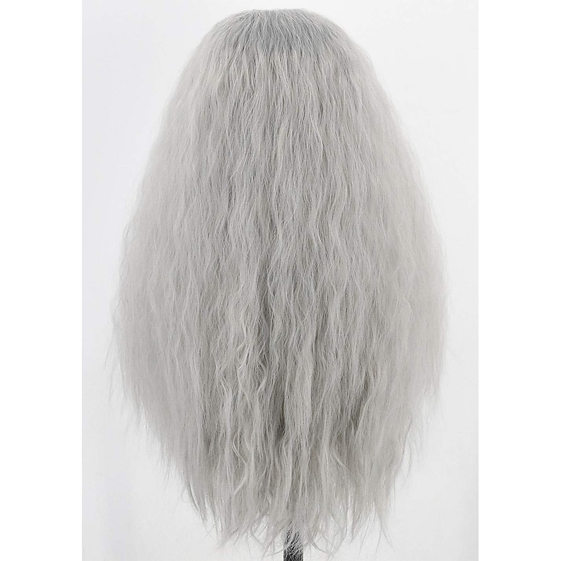Mens Wigs and Beard Long Gray Cosplay   Wig2