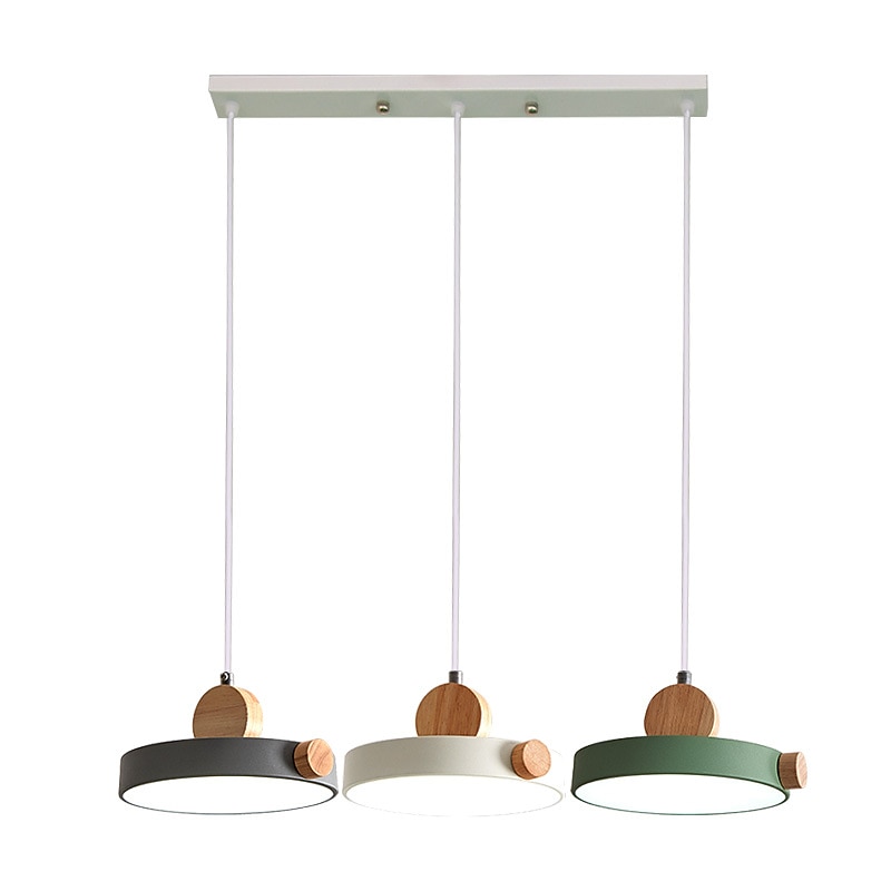 50cm Pendant Light Cluster Design Line Design Geometric Shapes Pendant Light Metal Artistic Style Modern Style Metal Painted Finishes LED Nordic Style 85-265V2